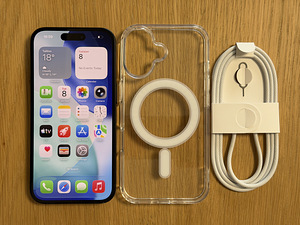 Apple iPhone 16 Black 128GB в хорошем состоянии, аккумулятор 100%. Гарантия (6 фото из 9)