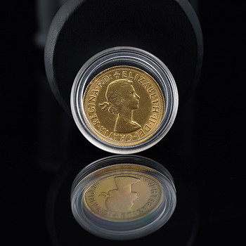 Монета 1965 Gold Sovereign Elizabeth II Young Head 916