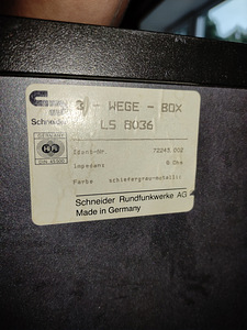 NAD surround sound receiver T742, Schneider põrandakõlarid (6 foto / 6)