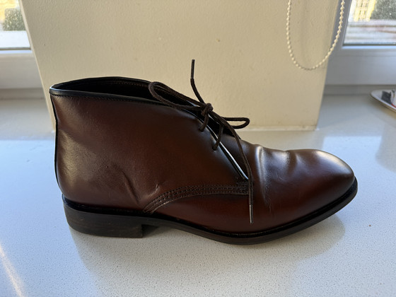 Полусапоги из кожи Massimo Dutti