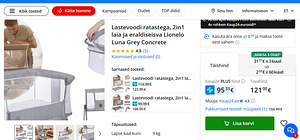 Beebi voodi/häll Lionelo (2 foto / 2)
