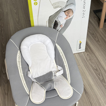 Шезлонг HAUCK 2in1 ALPHA BOUNCER, Stretch grey