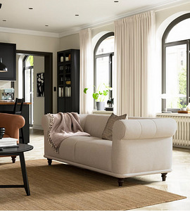 IKEA VISKAFORS 2-kohaline diivan, helebeež (2tk) (7 foto / 10)