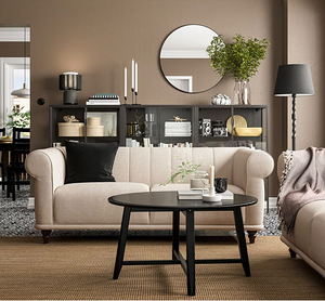 IKEA VISKAFORS 2-kohaline diivan, helebeež (2tk) (8 foto / 10)