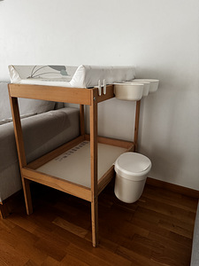 IKEA SNIGLAR mähkimislaud + madrats + tarvikud (2 foto / 2)