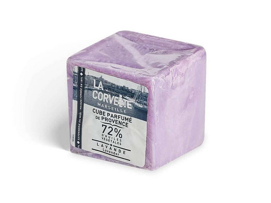 Кубик лавандового мыла из Прованса 300 г, Savonnerie du Midi