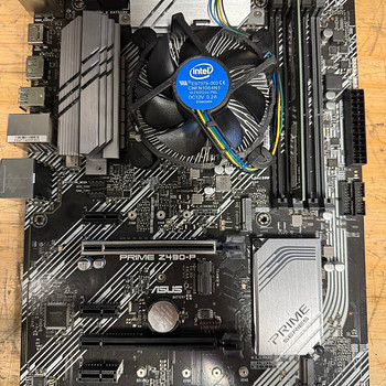 ASUS PRIME Z490-P + Intel i3-10100F + 8 GB DDR4 + jahuti