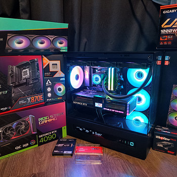 All-in: Ryzen 9800x3d / RTX 4090 / 420mm AIO / DDR5 / WIN 11