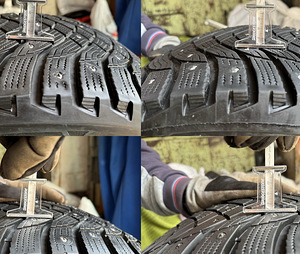 Goodyear UltraGrip Arctic 2 245/40R18 talverehvid (naast) (9 foto / 10)