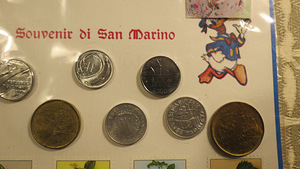 San Marino mündid 8 tk ja postmargid 5 tk (4 foto / 6)