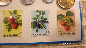 San Marino mündid 8 tk ja postmargid 5 tk (6 foto / 6)