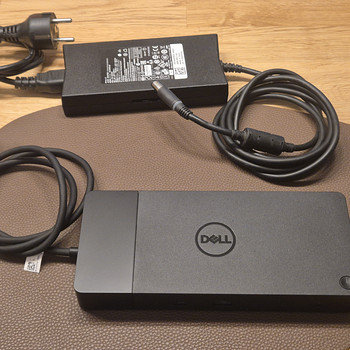 Док-станция Dell WD19 USB-C + зарядное устройство Dell 130W, адаптер