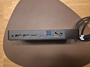 Док-станция Dell WD19 USB-C + зарядное устройство Dell 130W, адаптер (3 фото из 5)