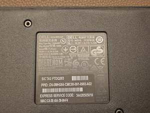 Док-станция Dell WD19 USB-C + зарядное устройство Dell 130W, адаптер (4 фото из 5)