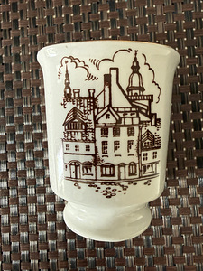 Vintage portselantassid vana Riia vaatega (2 tk) (2 foto / 6)