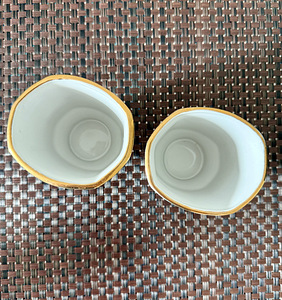 Vintage portselantassid vana Riia vaatega (2 tk) (4 foto / 6)