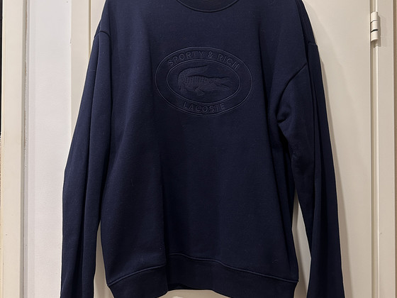Sporty Rich x Lacoste свитшот, размер M