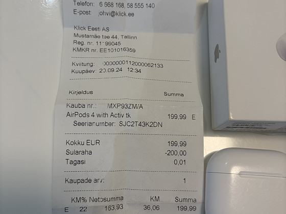 Airpods 4 ANC, оригинал