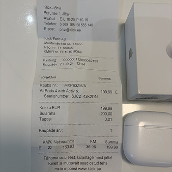 Airpods 4 ANC, оригинал