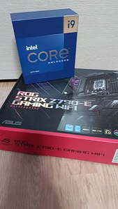 Процессор + материнская плата i9 13900K + ROG STRIX Z790-E Gaming WiFi (2 фото из 3)