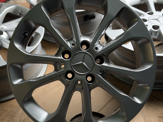 17" оригинальные диски Mercedes-Benz 5x112 + датчики