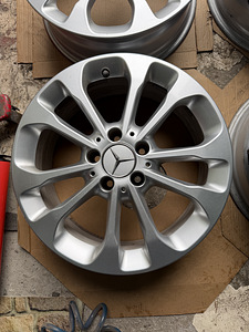 17" оригинальные диски Mercedes-Benz 5x112 + датчики (4 фото из 9)