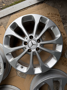 17" оригинальные диски Mercedes-Benz 5x112 + датчики (6 фото из 9)