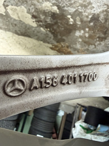 17" оригинальные диски Mercedes-Benz 5x112 + датчики (9 фото из 9)