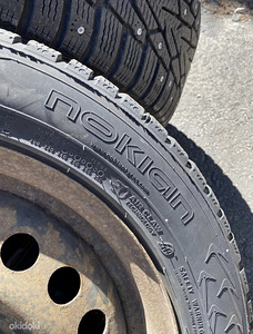 Müüa naastrehvidega talverehvidega plekkvelgede komplekt (2 foto / 5)