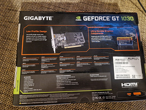 Gigabyte GeForce GT 1030 LP (UUS, KASUTAMATA) (2 foto / 10)