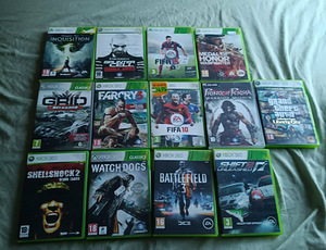 Xbox 360 slim + mängud (1 foto / 6)