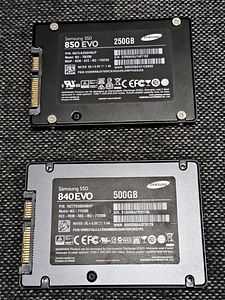 SSD Samsung Evo 840 850 250GB 500 GB SK Hynix 500 GB (1 foto / 4)