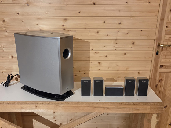 Колонки Sony и сабвуфер Yamaha