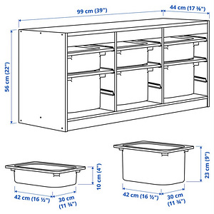 IKEA TROFAST mänguasjakapp (2 foto / 2)