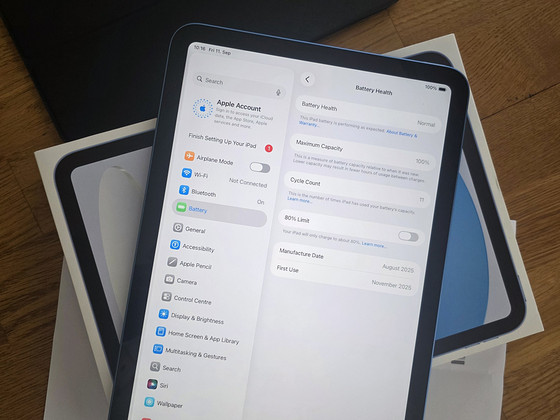 iPad 11 A16 11gen 256GB Blue, чек и гарантия