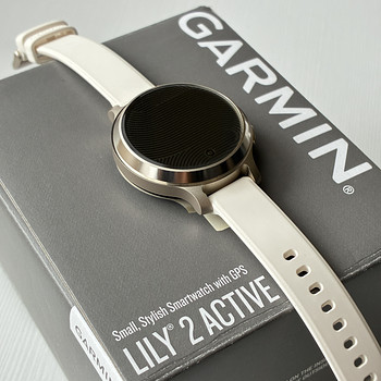 Garmin Lily 2 Active GPS-nutikell, kuldne/beež