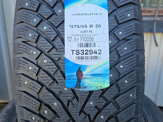 R20 rehvid 275 45 20 Nokian Hakkapeliitta 01 dot26 uued 4tk