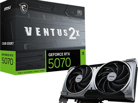 MSI GeForce RTX 5070 12G VENTUS 2X OC