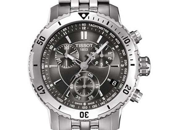 Часы Tissot T067.417.16.051.00 кварцевые хронограф черный кожаный