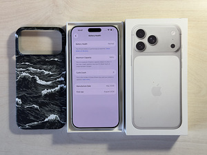 Apple iPhone 17 Pro Max Silver 256GB как новый! Гарантия (8 фото из 10)