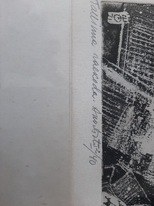 Evald Okas - Tallinna raekoda 1971, linool 2/40 (5 foto / 10)