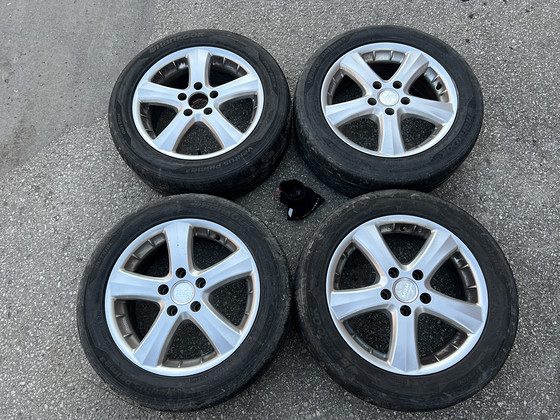 Диски MAM 5x112 16" с шинами 205/55/16, центральное отверстие 72,6 мм