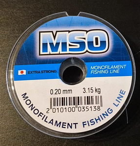 Рыболовная леска 100 м, 3,5–6,5 кг, MSO Extra Strong Япония (4 фото из 4)
