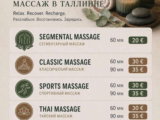 Массаж Таллинн Ласнамяэ, Jaan-Koorti 18