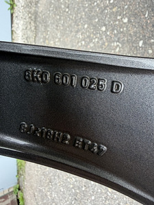 18" оригинальные диски Audi 5x112 + 245/45/18 m+s (8 фото из 10)