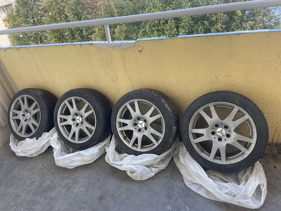 5x112 оригинальные диски+шины Mercedes CLS