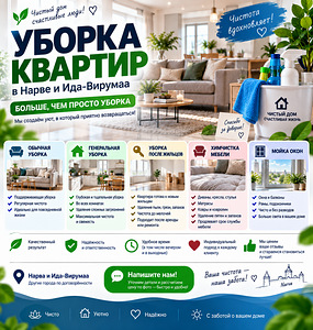 Уборка квартир (1 фото из 1)