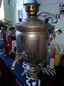 Müüa söega köetav samovar, 5 liitrit! (2 foto / 2)