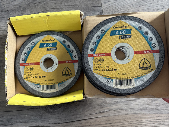 Lõikekettad pakend 25 tk 125*1 mm