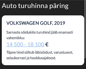 Vw Golf 7, 1.5 бензин, автомат (9 фото из 9)